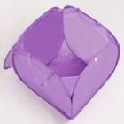 Корзина для хранения с крышкой «Единорожик», 42 х 42 х 42 см, фиолетовая - Фото 5