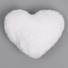Мягкий магнит «Любовь» в виде сердца, 9 см, цвет белый - фото 3929491