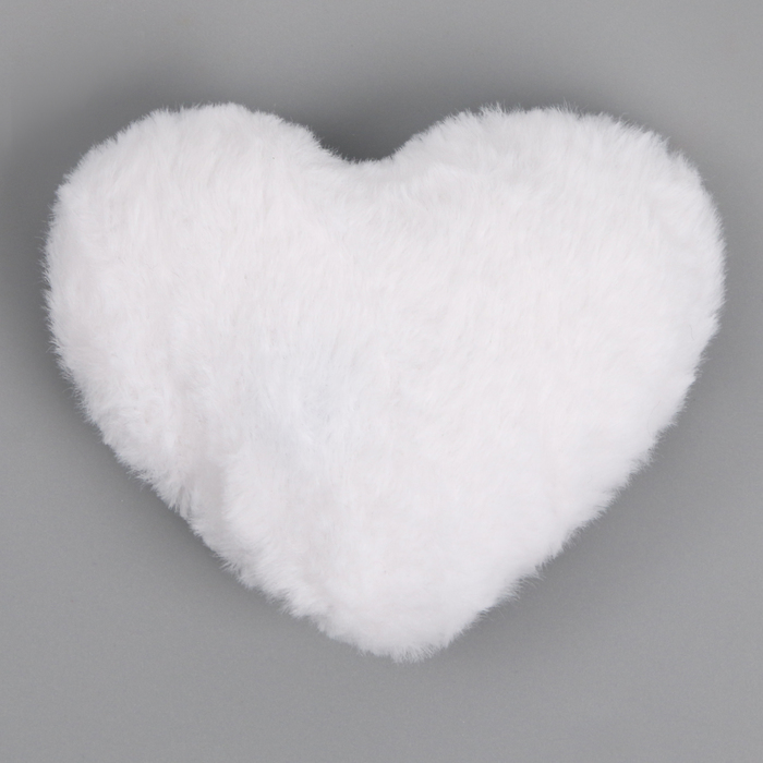 Мягкий магнит «Любовь» в виде сердца, 9 см, цвет белый