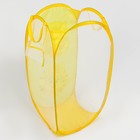 Корзина для хранения игрушек «Давай играть», 57×34×34 см, жёлтая - Фото 5