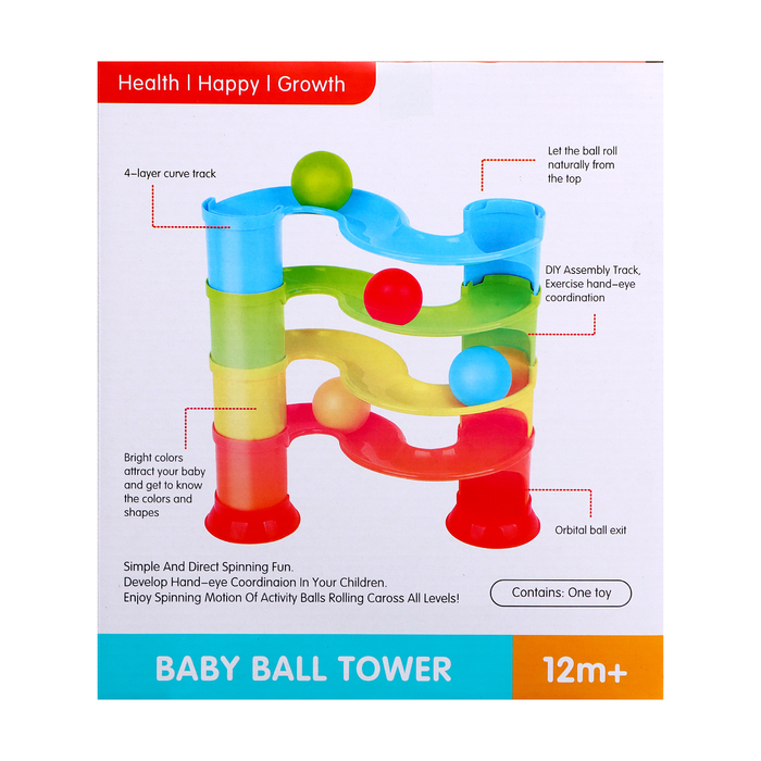 Развивающяя игрушка «Башня шариков», 10 элементов