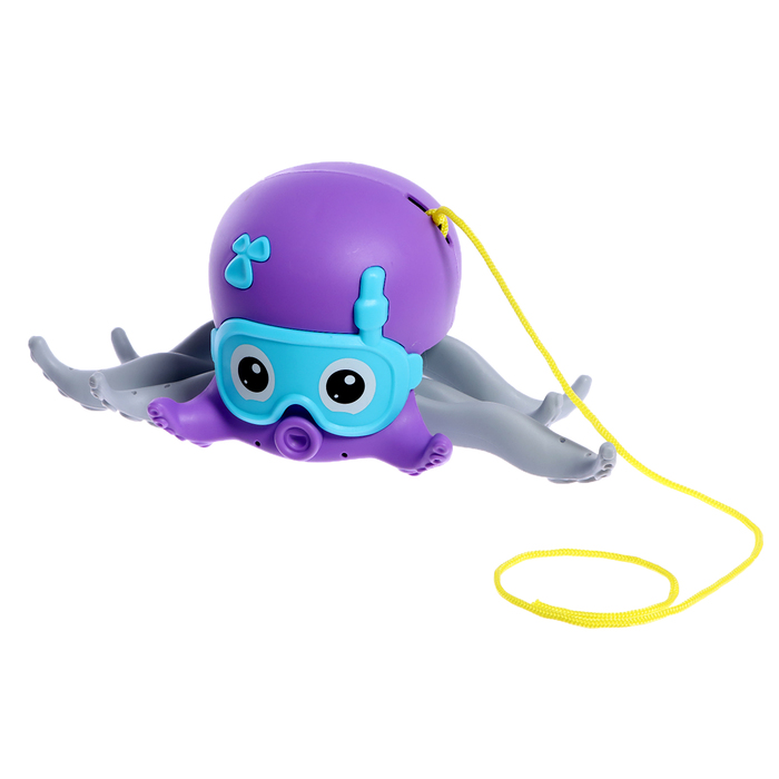 Заводная игрушка «Осьминожка», водоплавающая, цвета МИКС - фото 1909510166