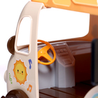 Дом на колесах для зверей «Школьный автобус», цвет бежевый - фото 23686437