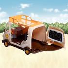 Дом на колесах для зверей «Школьный автобус», цвет бежевый - фото 23686432