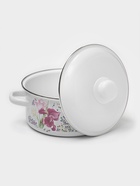 Кастрюля эмалированная «Мозаика», 3 л, d=20 см, индукция, белая - Фото 2