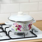 Кастрюля эмалированная «Мозаика», 3 л, d=20 см, индукция, белая - Фото 5