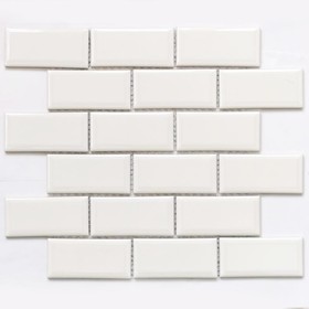 Мозаика керамогранитная Bonaparte Brick White, 287,5x292x6 мм