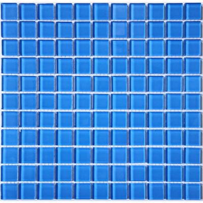 Мозаика стеклянная Bonaparte Royal blue, 300x300x4 мм