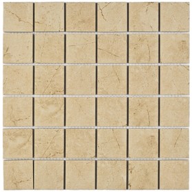 Мозаика керамогранитная Bonaparte Status Beige, 303x303x6 мм 10350161