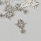 Декоративный элемент для творчества «Арт Узор. Верба в вазе», 2.5×1.9 см - Фото 1