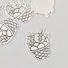 Декоративный элемент для творчества «Арт Узор. Пасхальная корзинка с вербой», 2.5×2.1 см - Фото 1