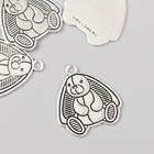 Декоративный элемент для творчества «Арт Узор. Милый зайка», 2.5×2.6 см - Фото 2