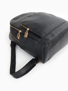 Рюкзак-мини женский, с 2 отделами и карманами, размер 27×13×32 см, чёрный - Фото 6