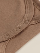 Боди детское 2 шт SL HOME рост 68-74 см, цв. бежевый/кофейный - фото 809606606