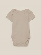 Боди детское 2 шт SL HOME рост 86-92 см, цв. бежевый/кофейный - фото 809606625