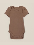 Боди детское 2 шт SL HOME рост 86-92 см, цв. бежевый/кофейный - фото 809606628