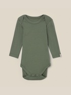 Боди детское 2 шт SL HOME рост 62-68 см, цв. бежевый/оливковый - фото 809606631