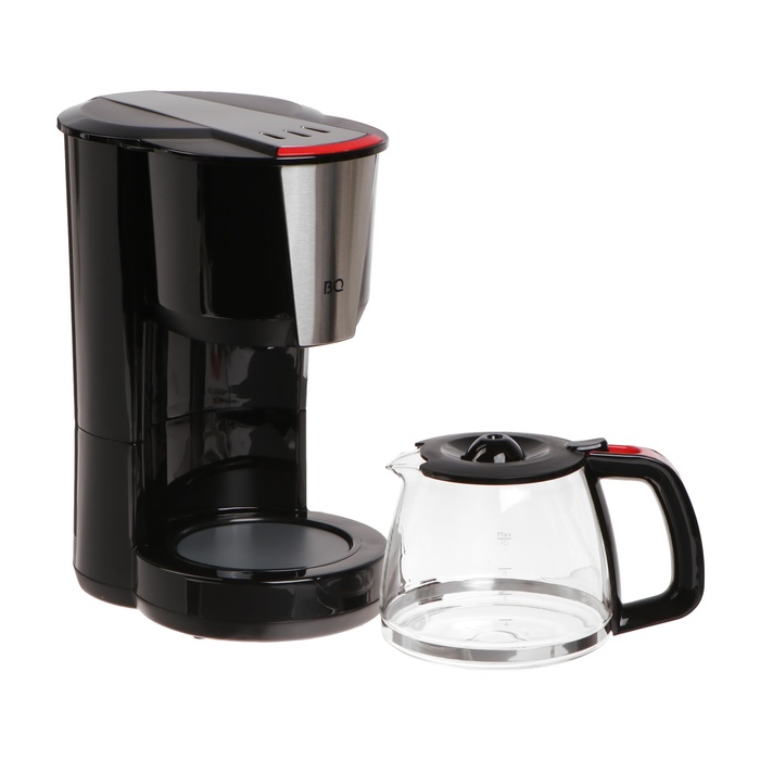 Кофеварка BQ CM1008, капельная, 1000 Вт, 1.25 л, чёрная