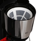 Кофеварка BQ CM1008, капельная, 1000 Вт, 1.25 л, чёрная - фото 9074933