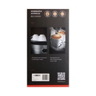 Кофеварка BQ CM3001, рожковая, 1450 Вт, 1 л, бело-серебристая - фото 9044660