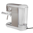 Кофеварка BQ CM3001, рожковая, 1450 Вт, 1 л, бело-серебристая - Фото 4