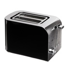 Тостер BQ T2000, 850 Вт, 7 режимов прожарки, 2 тоста, разморозка, чёрно-серебристый - фото 9044690