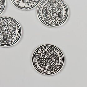 Сувенир кошельковый металл «Подкова. Для прироста финансов», 2?2 см (комплект 5 шт)