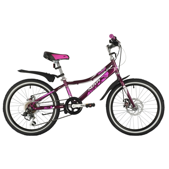 Велосипед 20" Novatrack ALICE, цвет пурпурный