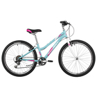 Велосипед 24" Novatrack JENNY, цвет голубой - фото 12018125
