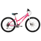 Велосипед 24" Novatrack JENNY, цвет розовый - фото 298800168