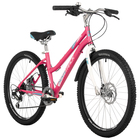 Велосипед 24" Novatrack JENNY, цвет розовый - Фото 2