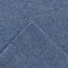 Постельное бельё Этель Denim 2 сп, 180х210см, 220х240см, 50х70-2шт, цвет синий, жатый хлопок, 140 г/м2 - Фото 5