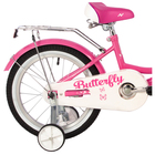 Велосипед 16" Novatrack BUTTERFLY, цвет розовый - Фото 4