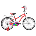 Велосипед 20" Novatrack CANDY, цвет коралловый - фото 12018145