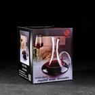 УЦЕНКА Декантер стеклянный с ручкой «Мэрло», 1,9 л - Фото 4