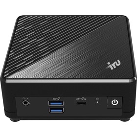 Неттоп IRU 11N2MS N200 (1) 8Gb SSD256Gb UHDG Free DOS GbitEth WiFi BT 65W черный (1992653)   1033847 10338479