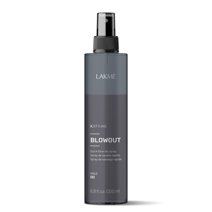 Спрей для быстрой сушки и термозащиты волос Lakme K.Styling Blowout, двухфазный, 200 мл - Фото 1