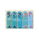 Закладки с клеевым краем 12 х 44 мм, 5 цветов по 20 листов, бумажные, deVENTE Mermaid Sophia, в пластиковом пакете - Фото 3