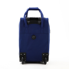 Чемодан на молнии, дорожная сумка, набор 2 в 1, цвет синий - Фото 7