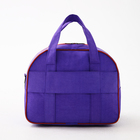 Чемодан на молнии, дорожная сумка, набор 2 в 1, цвет сиреневый/оранжевый - Фото 11