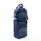 Чемодан на молнии, дорожная сумка, набор 2 в 1, цвет синий - фото 296641221