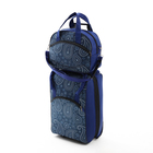 Чемодан на молнии, дорожная сумка, набор 2 в 1, цвет синий - Фото 2