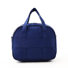 Чемодан на молнии, дорожная сумка, набор 2 в 1, цвет синий - Фото 11