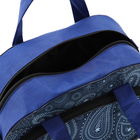 Чемодан на молнии, дорожная сумка, набор 2 в 1, цвет синий - Фото 12