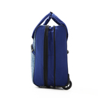 Чемодан на молнии, дорожная сумка, набор 2 в 1, цвет синий - Фото 6