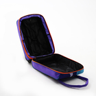 Чемодан на молнии, дорожная сумка, набор 2 в 1, цвет фиолетовый - Фото 9
