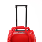 Чемодан на молнии, дорожная сумка, набор 2 в 1, цвет красный - Фото 4