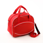 Чемодан на молнии, дорожная сумка, набор 2 в 1, цвет красный - Фото 10