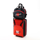 Чемодан на молнии, дорожная сумка, набор 2 в 1, цвет чёрный/красный - Фото 2