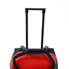 Чемодан на молнии, дорожная сумка, набор 2 в 1, цвет чёрный/красный - Фото 4